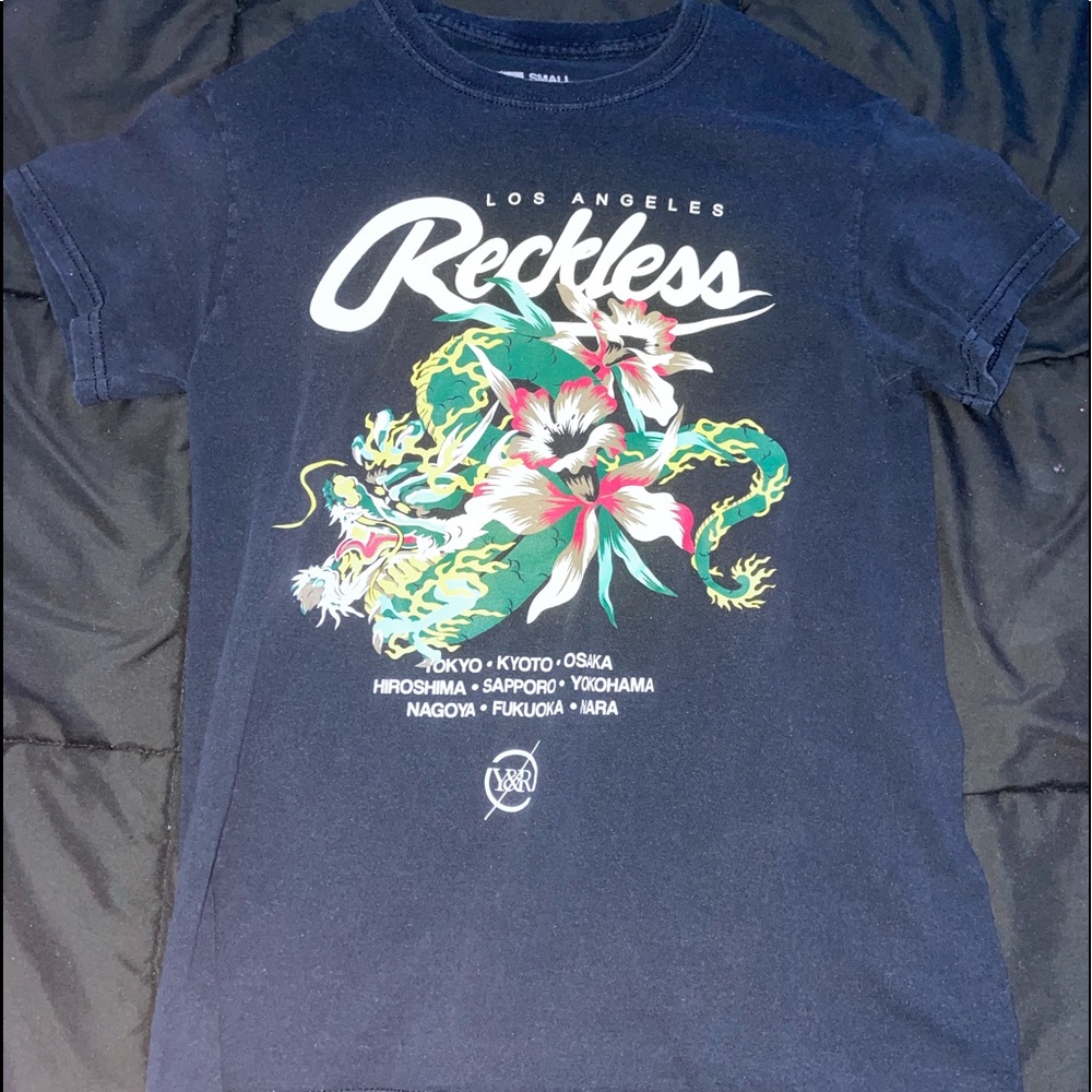 Black Reckless Tee